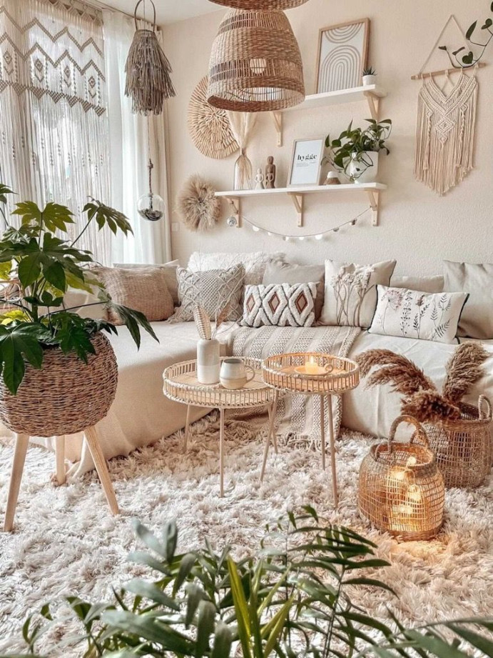 Wohnzimmer-Ideen im Boho-Style  DEPOT 💚 📸 IG: @interiorsari